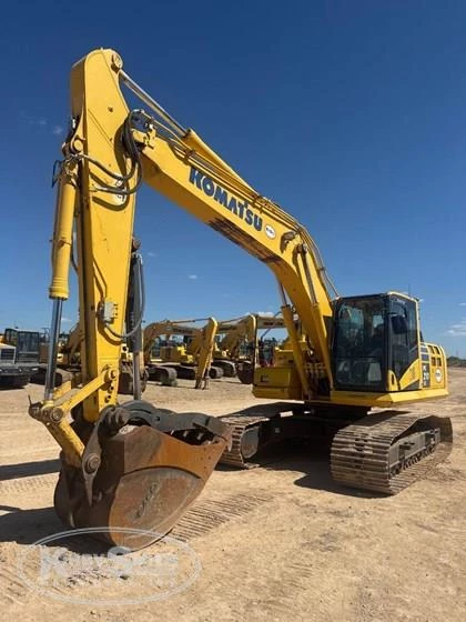 Front of used Komatsu Excavator
